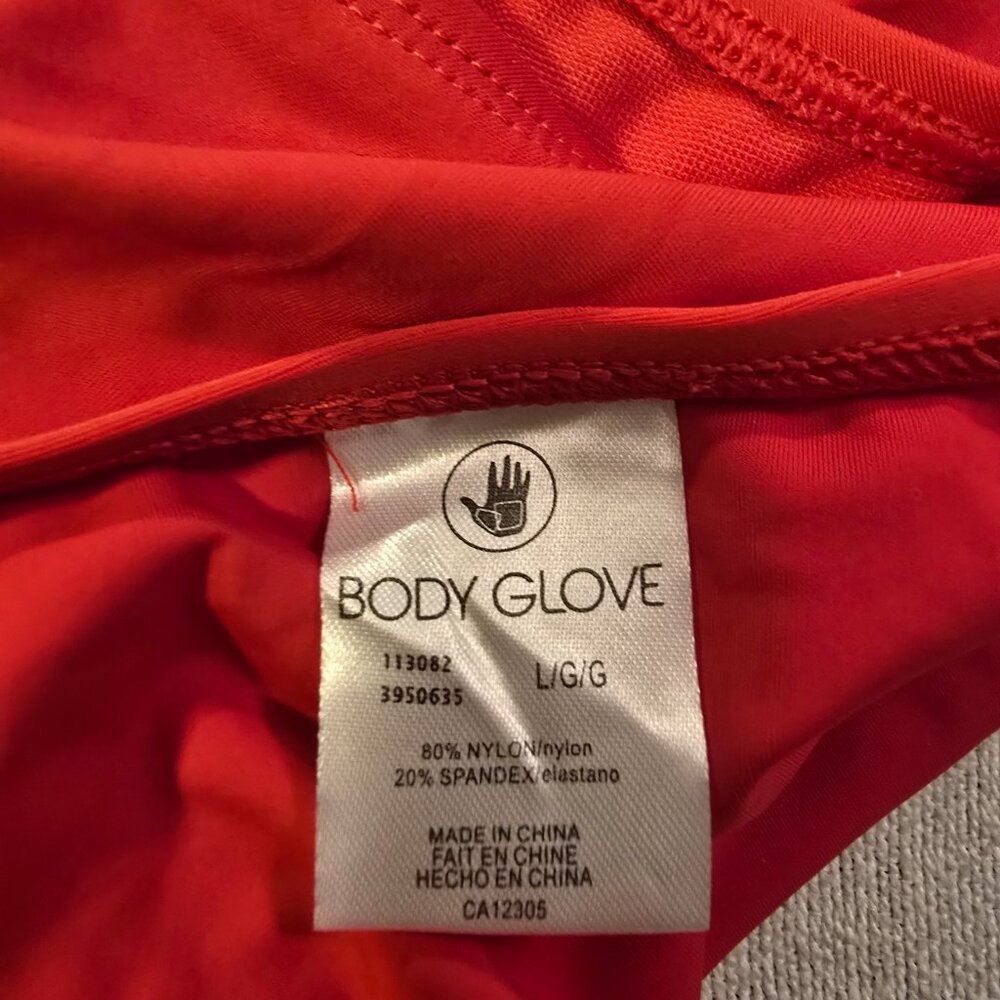 Body Glove Large L Bikini Bottom Smoothie Basic Solid Fuller Womens True Red NEW - Picture 10 of 11